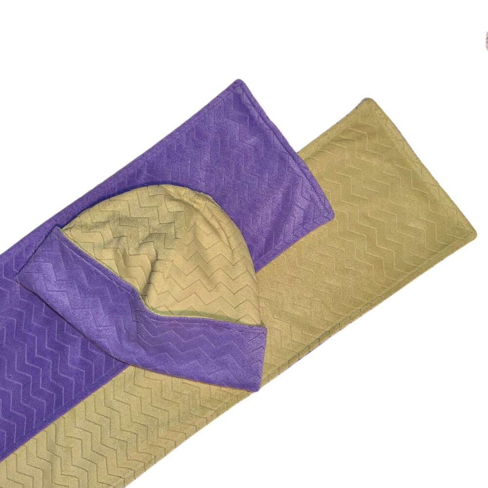 Bundle - Coldwater Creek and green and purple hat &  two sided reversible scarf